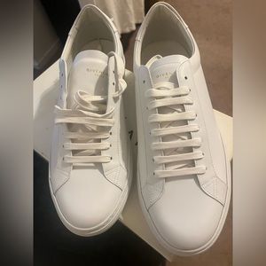 Mens givenchy shoes size 42 all white brand new